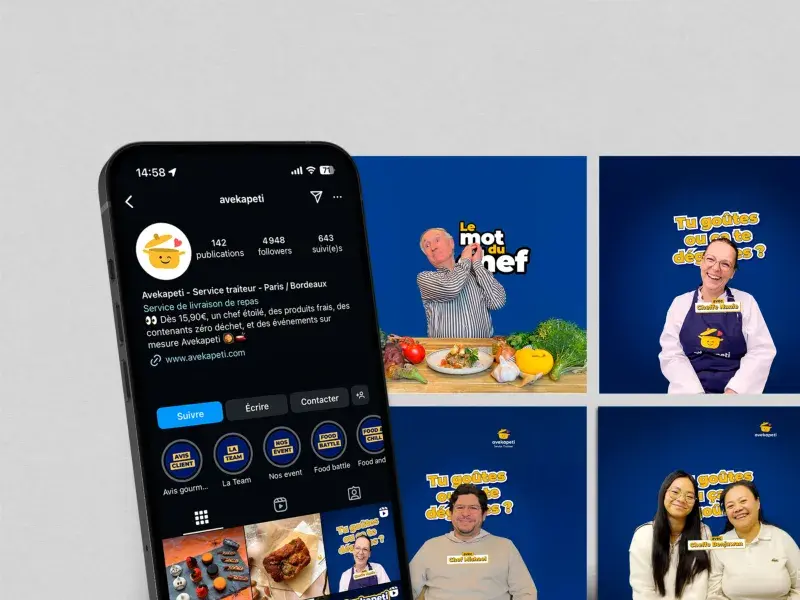 CONTENU RÉSEAUX SOCIAUX